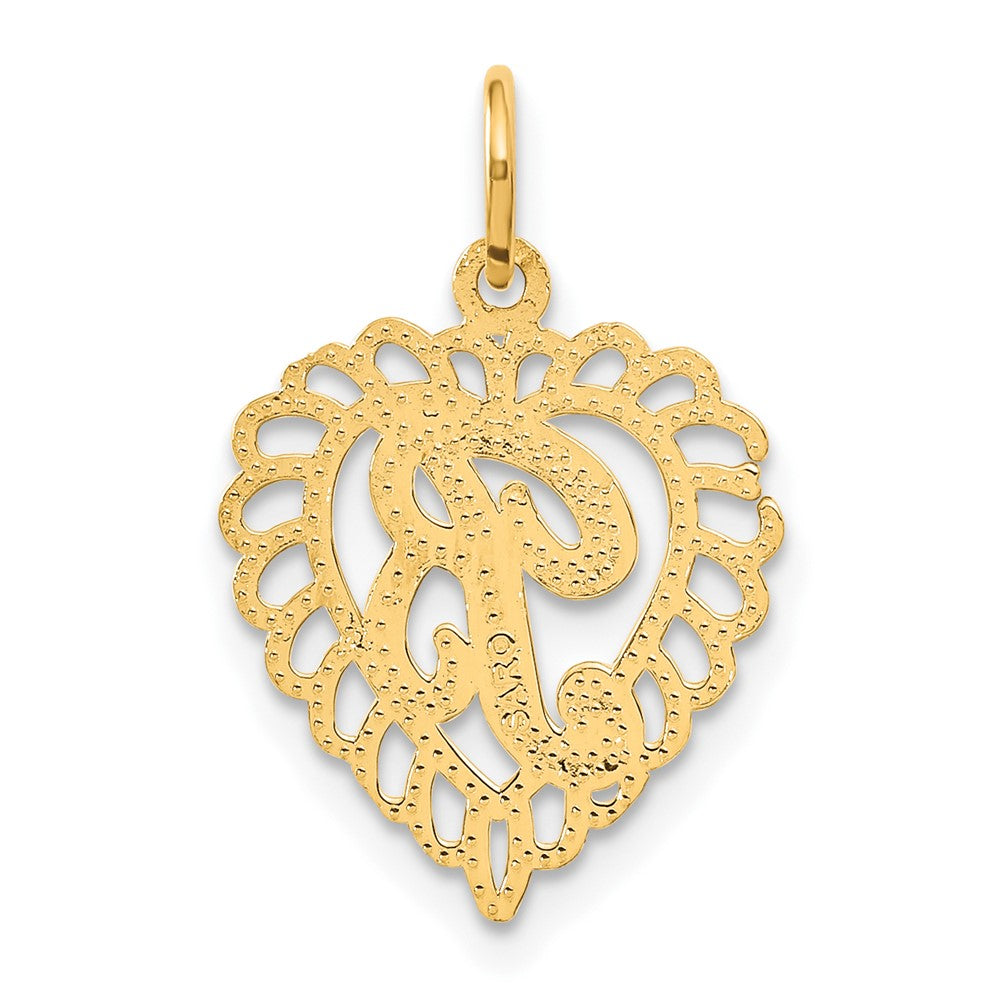 10K Yellow Gold 10Ky Initial B Charm