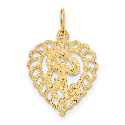 10K Yellow Gold 10Ky Initial B Charm