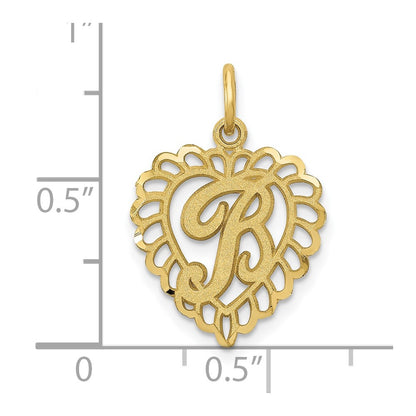 10K Yellow Gold 10Ky Initial B Charm