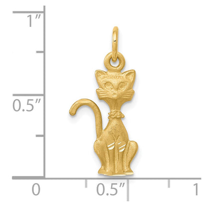 10k Yellow Gold Tom Cat Charm