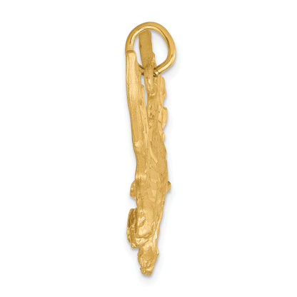 10K Yellow Gold Eagle Charm