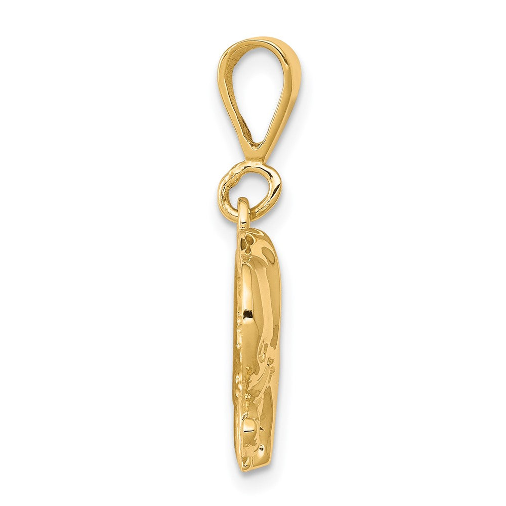 10K Yellow Gold Elephant Charm