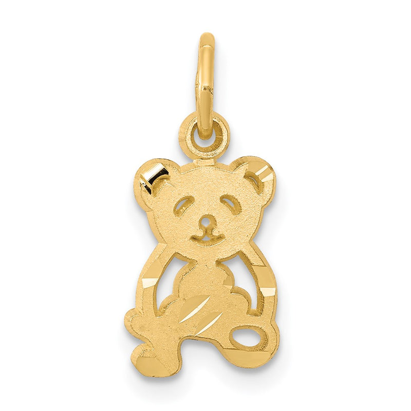 10k Yellow Gold Teddy Bear Charm
