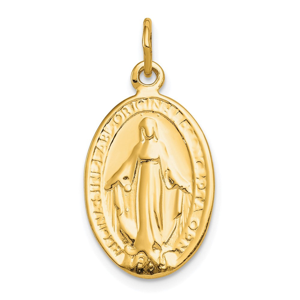 10k yellow gold miraculous medal