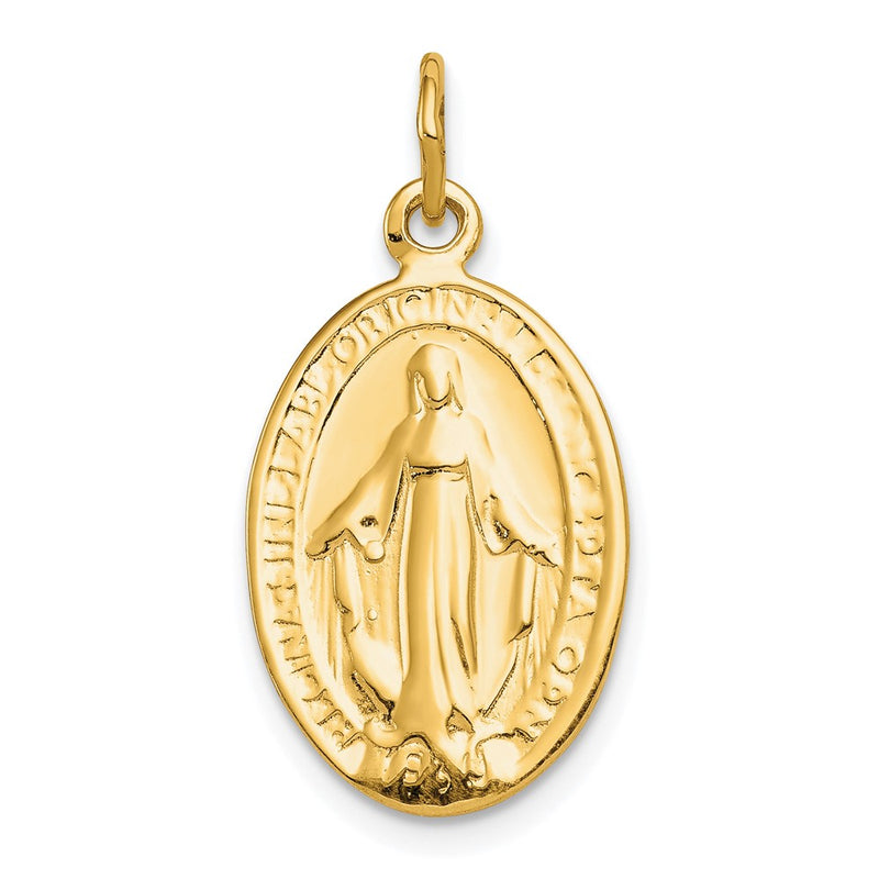 10k yellow gold miraculous medal