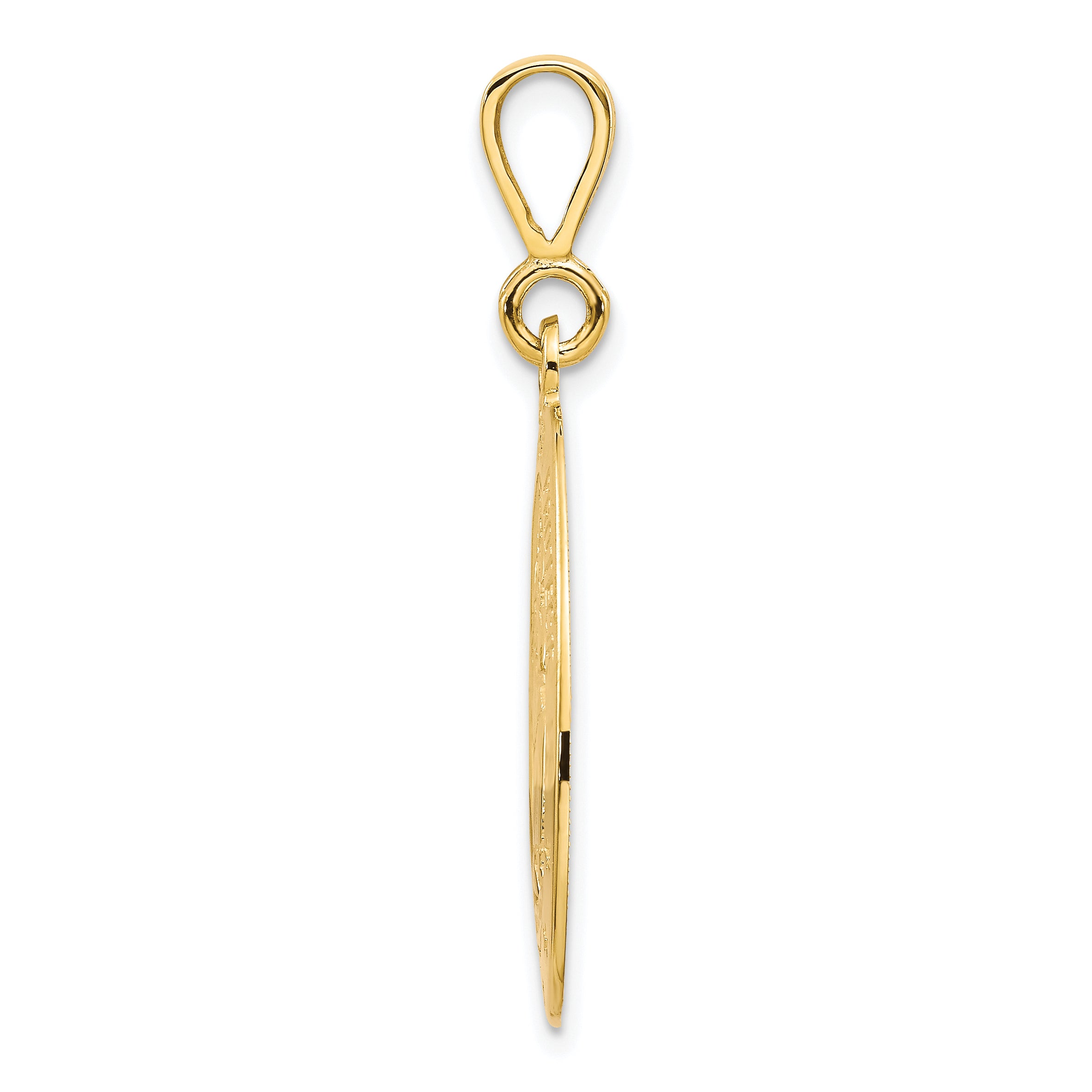 10K Yellow Gold 10K St. Christopher Medal