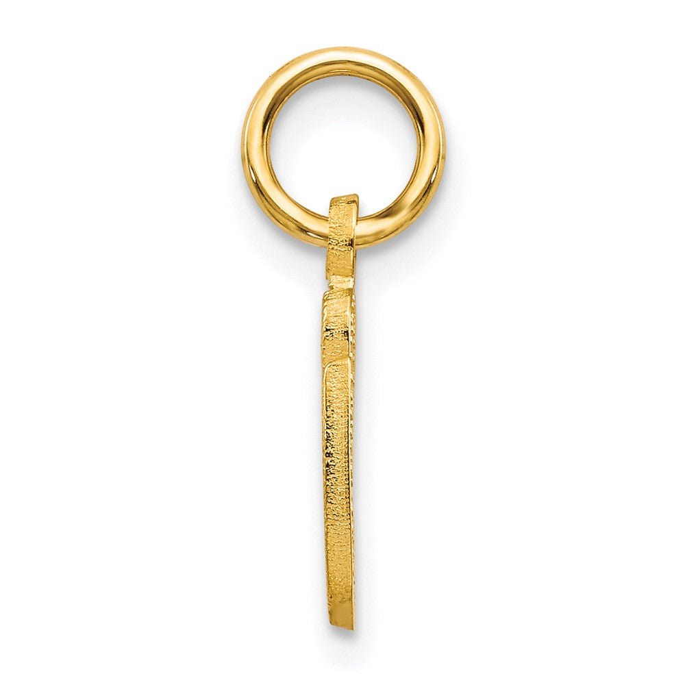10K Yellow Gold Initial G Charm