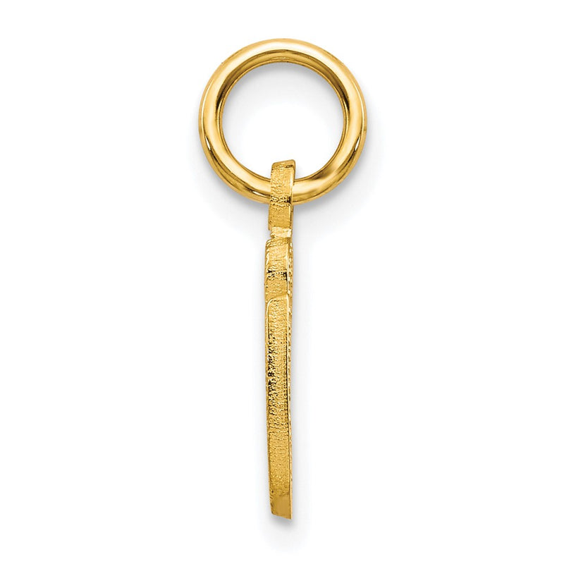 10K Yellow Gold Initial G Charm