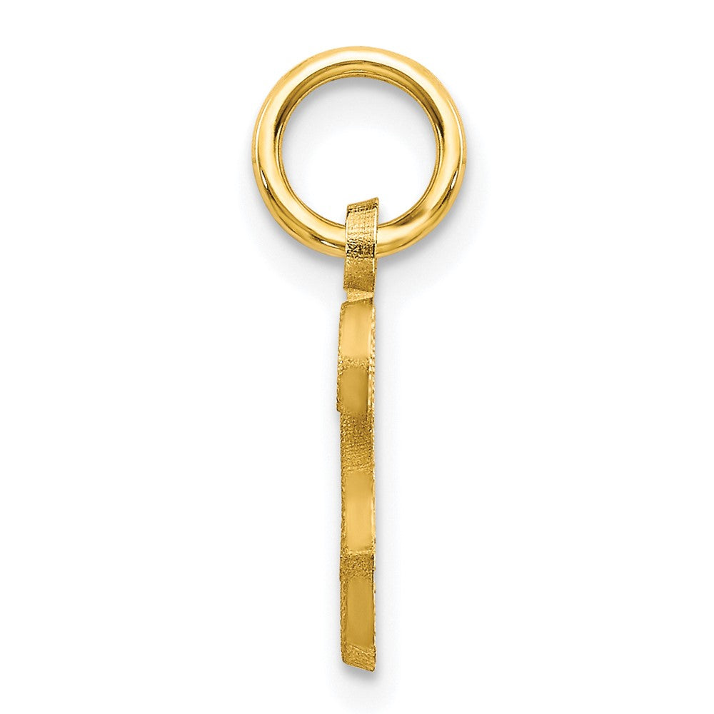 10K Yellow Gold Initial S Charm