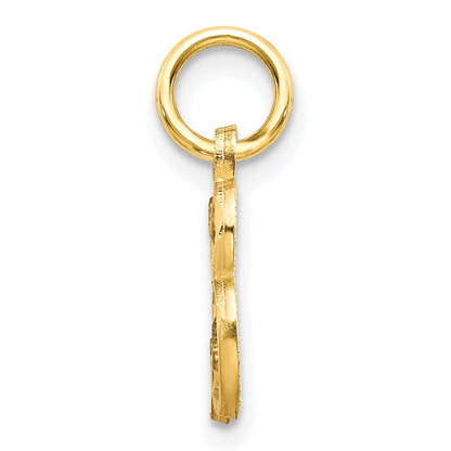 10K Yellow Gold Initial B Charm
