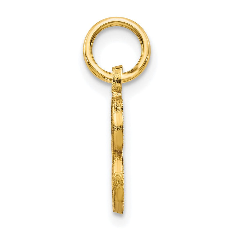 10K Yellow Gold Initial S Charm