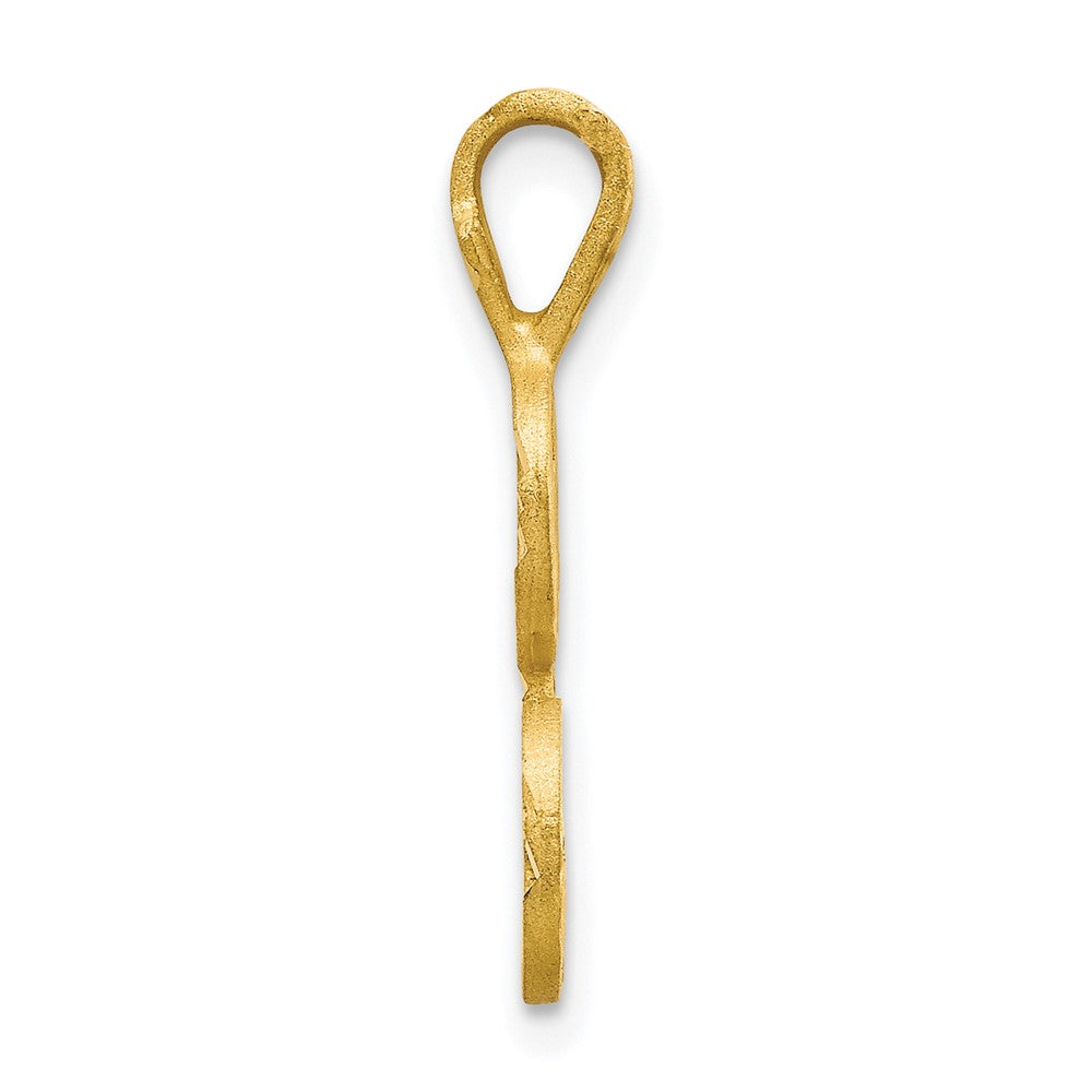 10K Yellow Gold Initial L Pendant