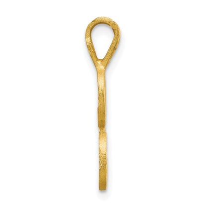 10K Yellow Gold Initial L Pendant