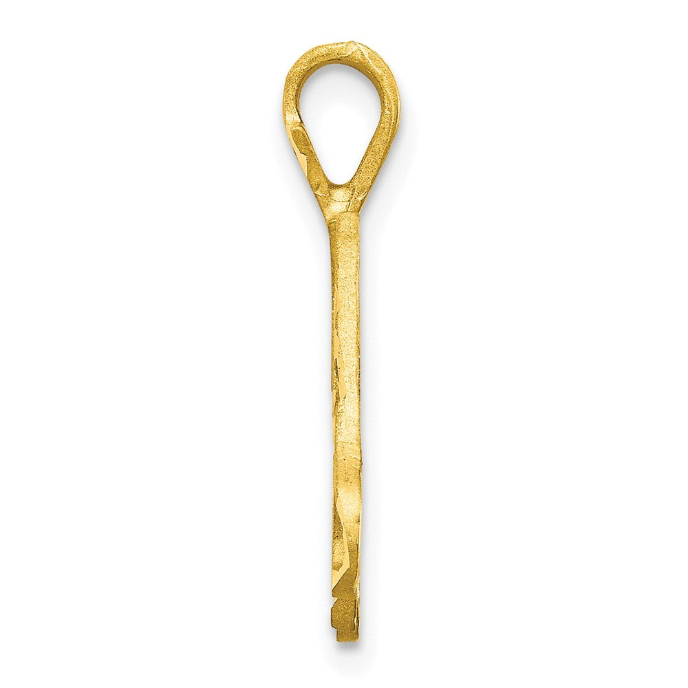 10K Yellow Gold Initial M Pendant