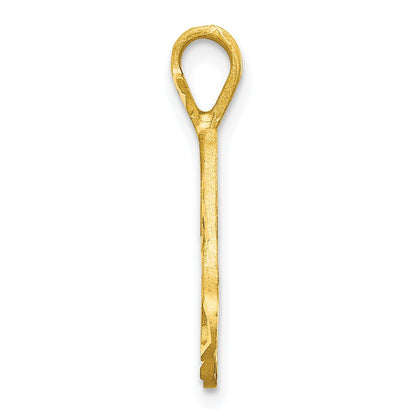 10K Yellow Gold Initial M Pendant