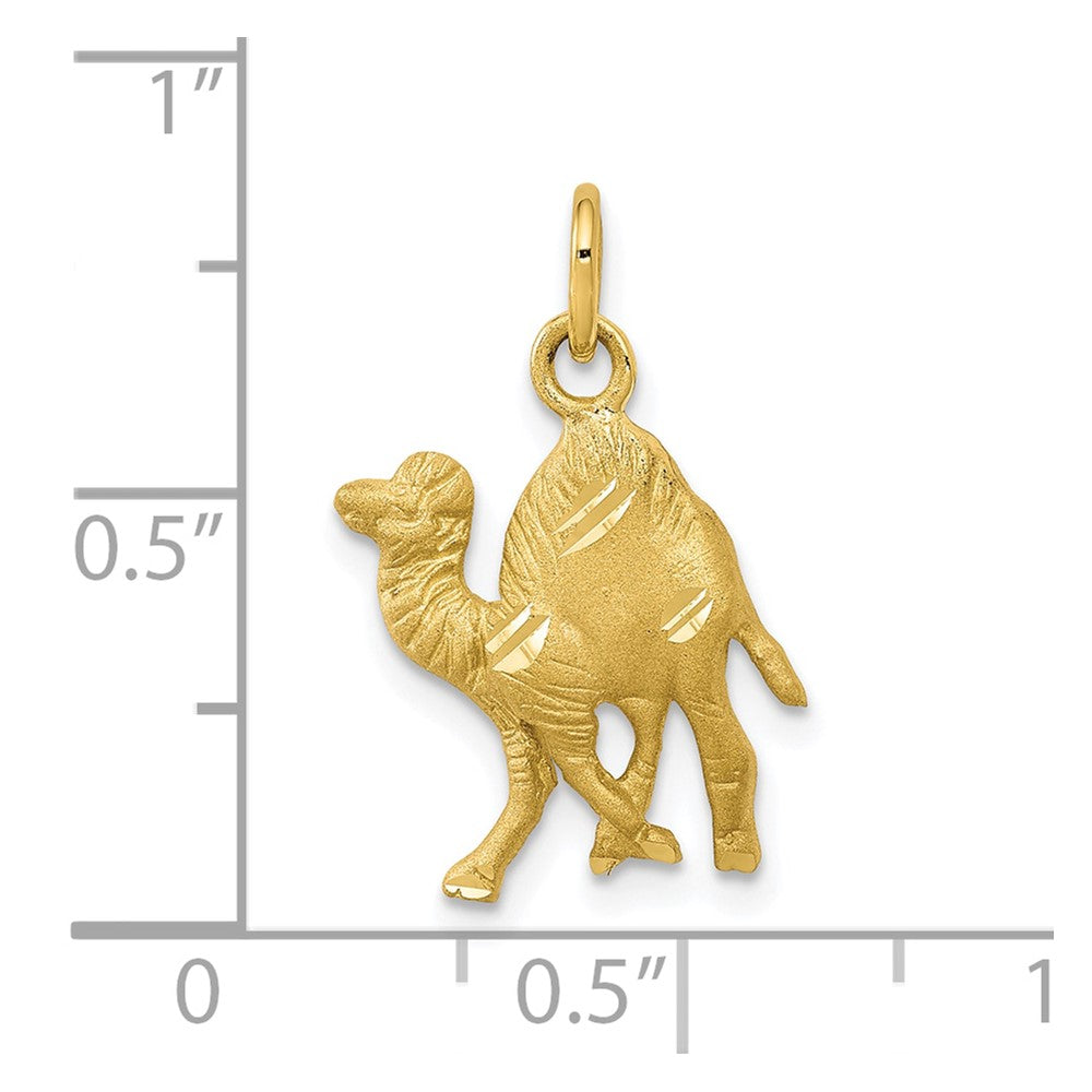 10K Yellow Gold Camel Charm