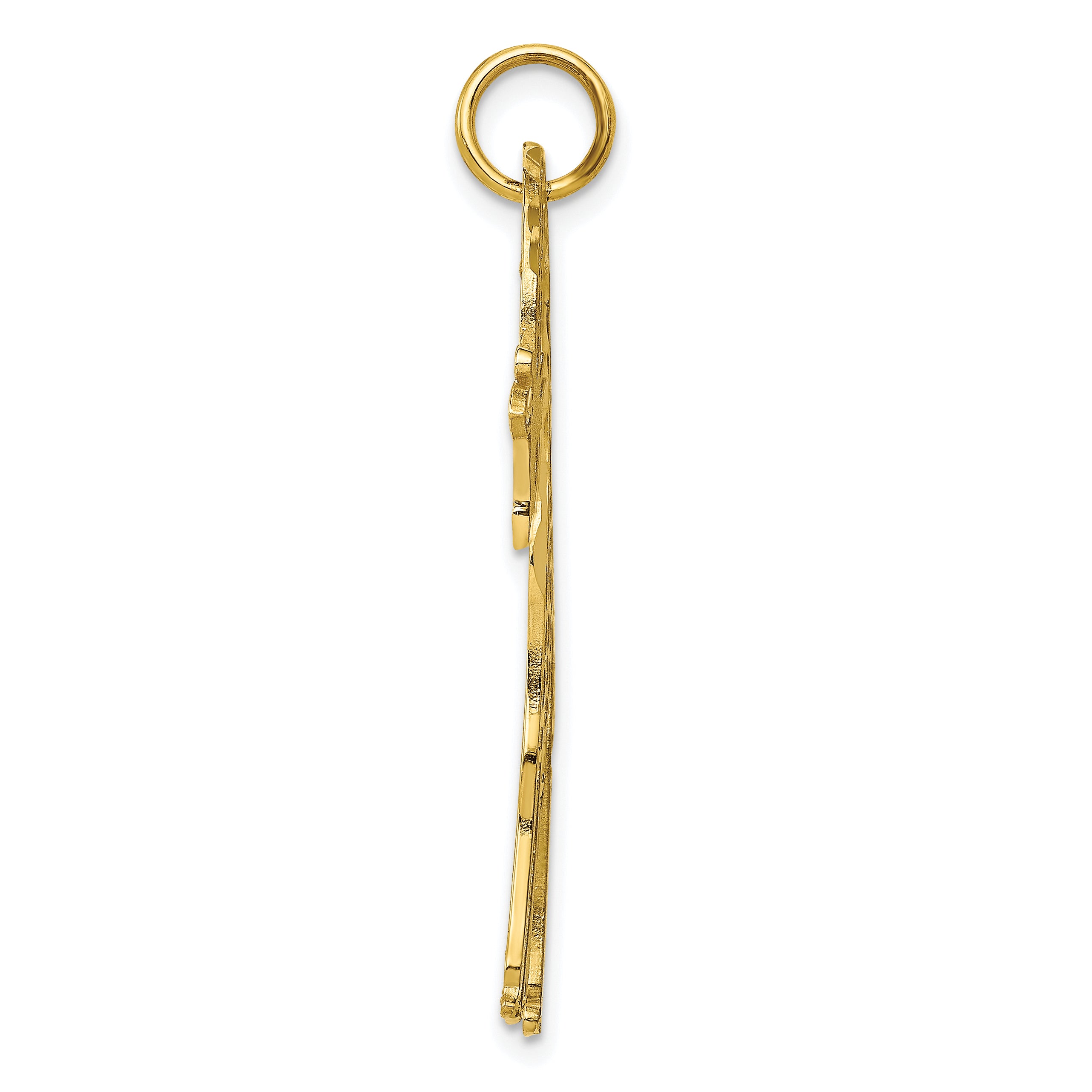 10K Yellow Gold Giraffe Charm