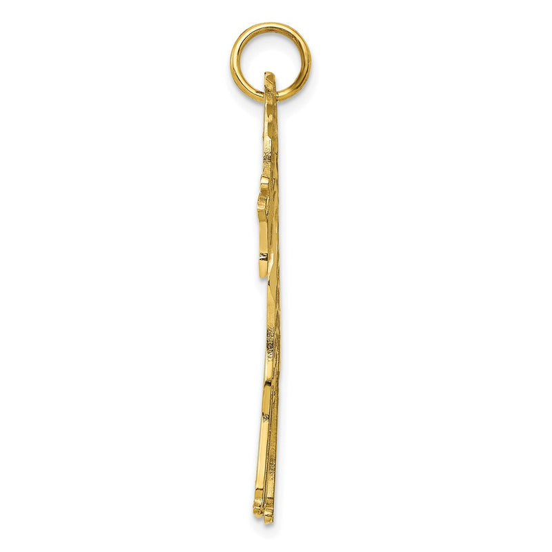 10K Yellow Gold Giraffe Charm