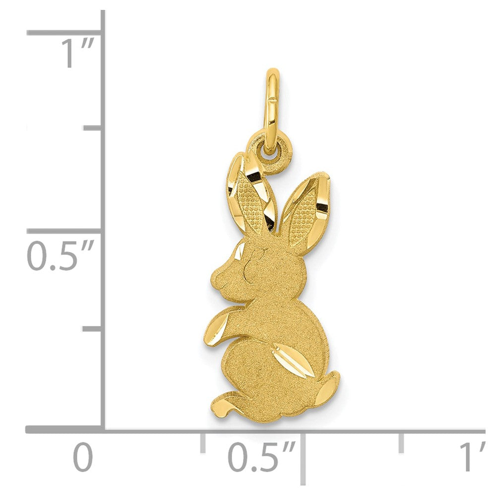 10K Yellow Gold Baby Bunny Charm