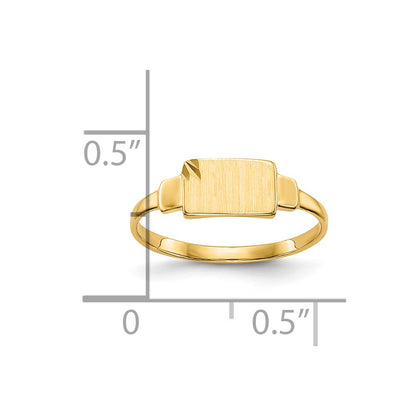 10K Yellow Gold 10K Signet Ring