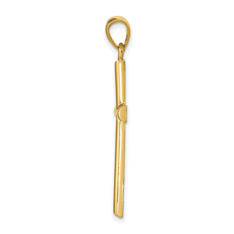 10K Yellow Gold Cross Pendant