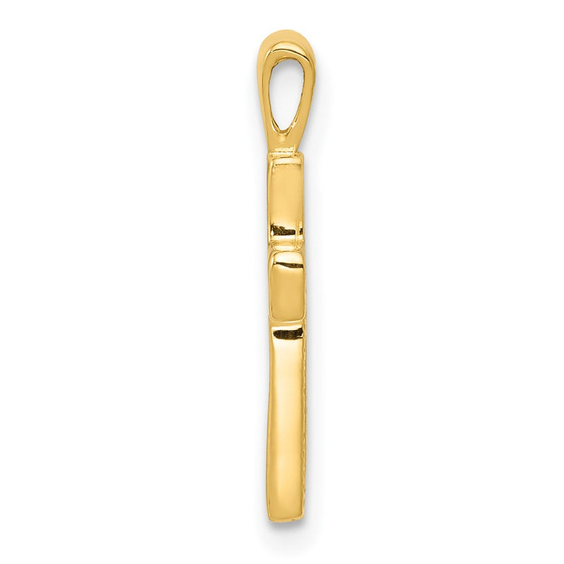 10K Yellow Gold Cross Charm