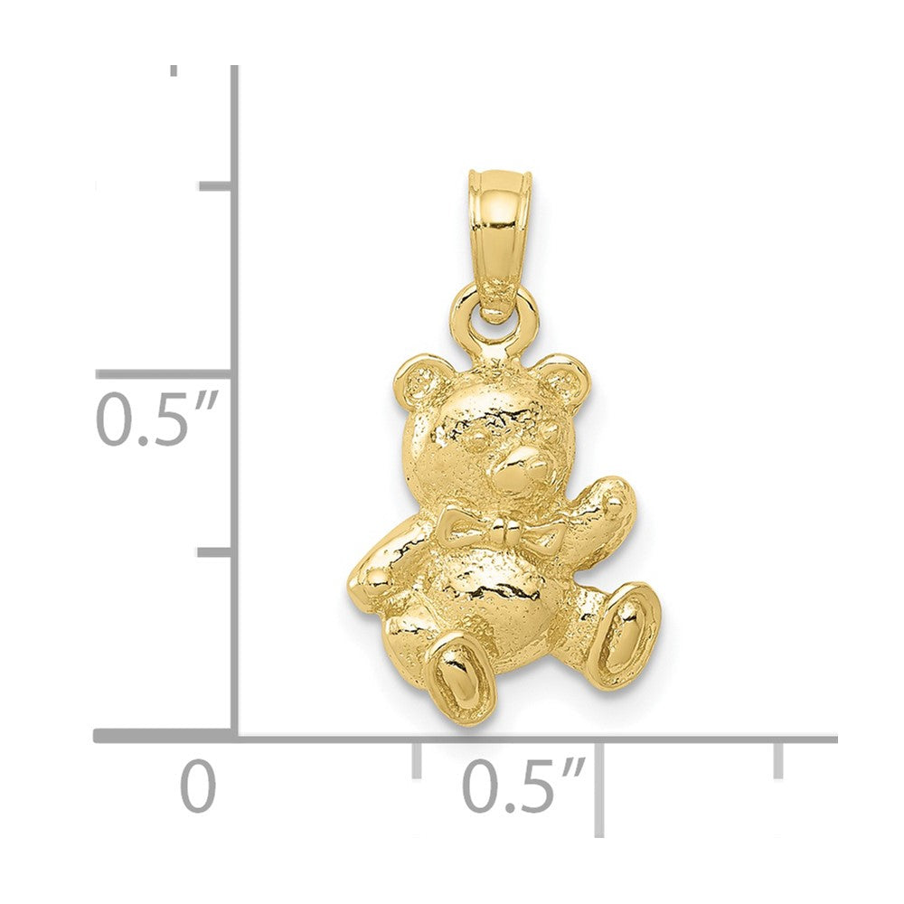 10K Yellow Gold 10K Teddy Bear Charm