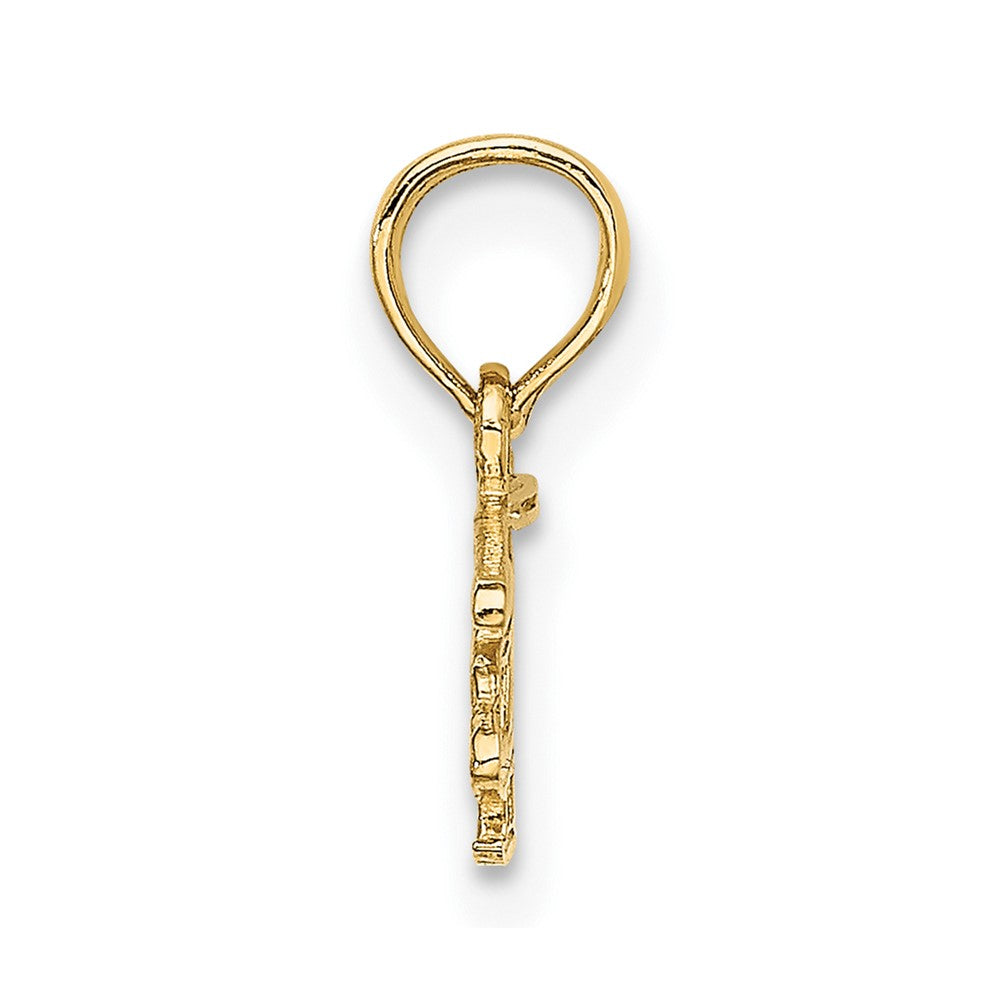 10K Yellow Gold Helicopter Charm