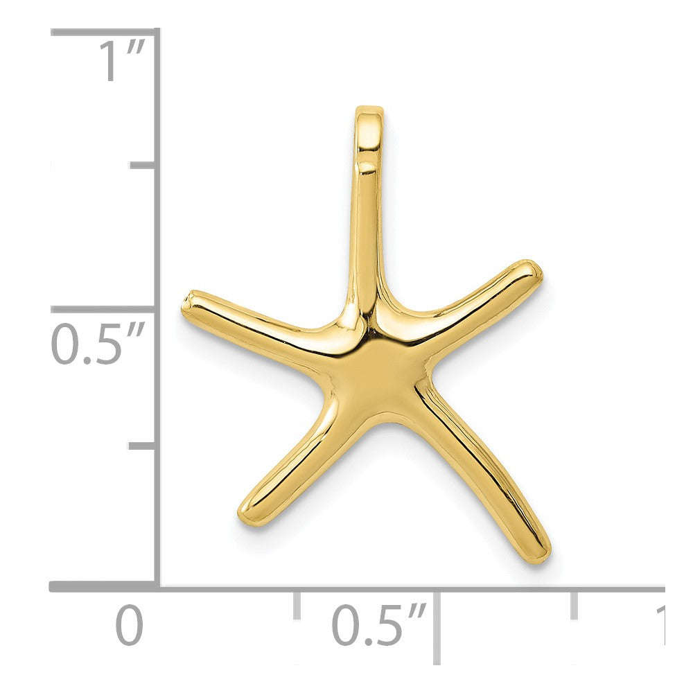 10K Yellow Gold Dancing Starfish Charm