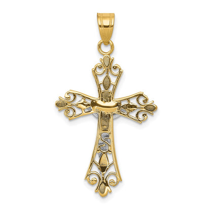 10K Two-Tone 10K Pendant