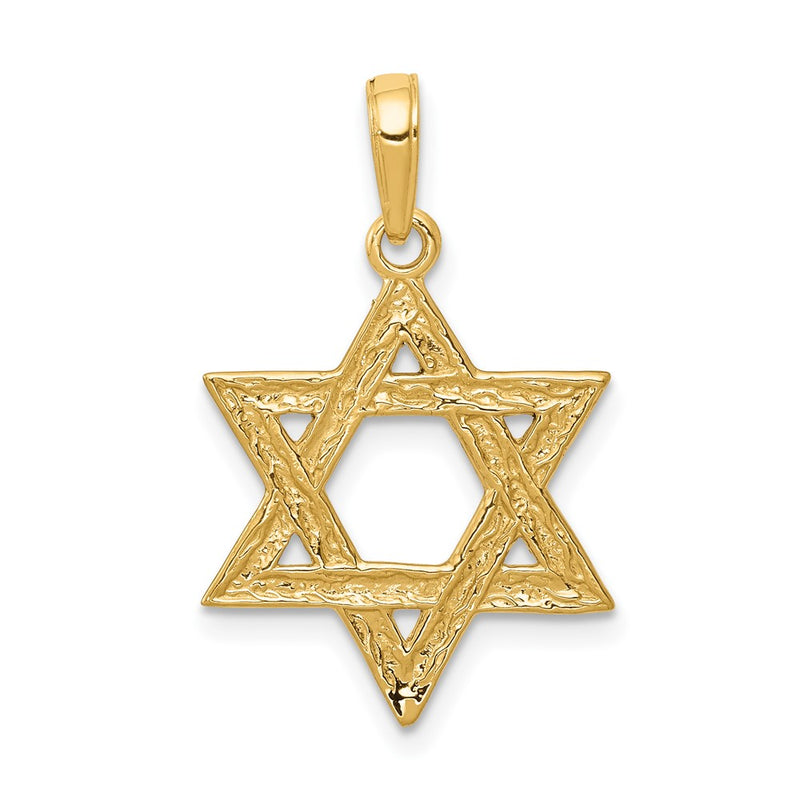 10K Yellow Gold 10K Star Of David Pendant
