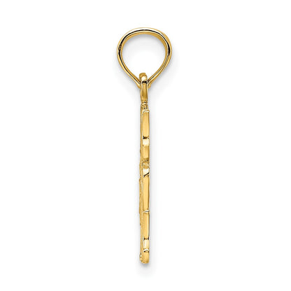 10K Yellow Gold 10K #1 Mom Pendant