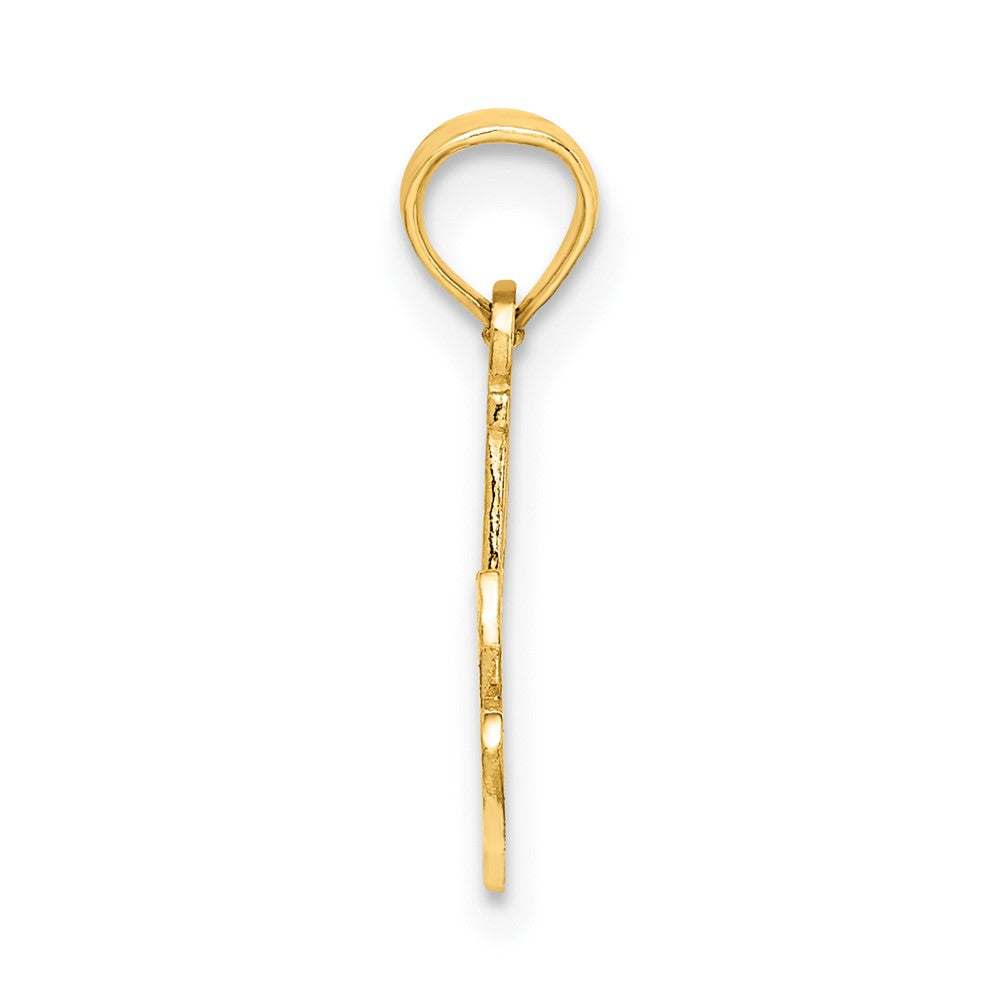 10K Yellow Gold 10K #1 Nana Script Charm