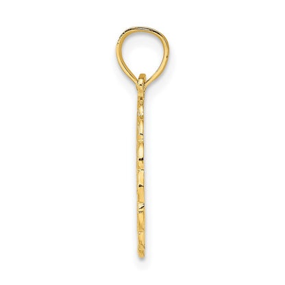 10K Yellow Gold 10K Wife Of The Year Pendant
