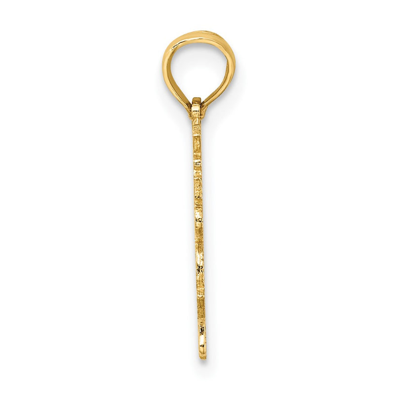 10K Yellow Gold 10K 100% Aries Zodiac Charm