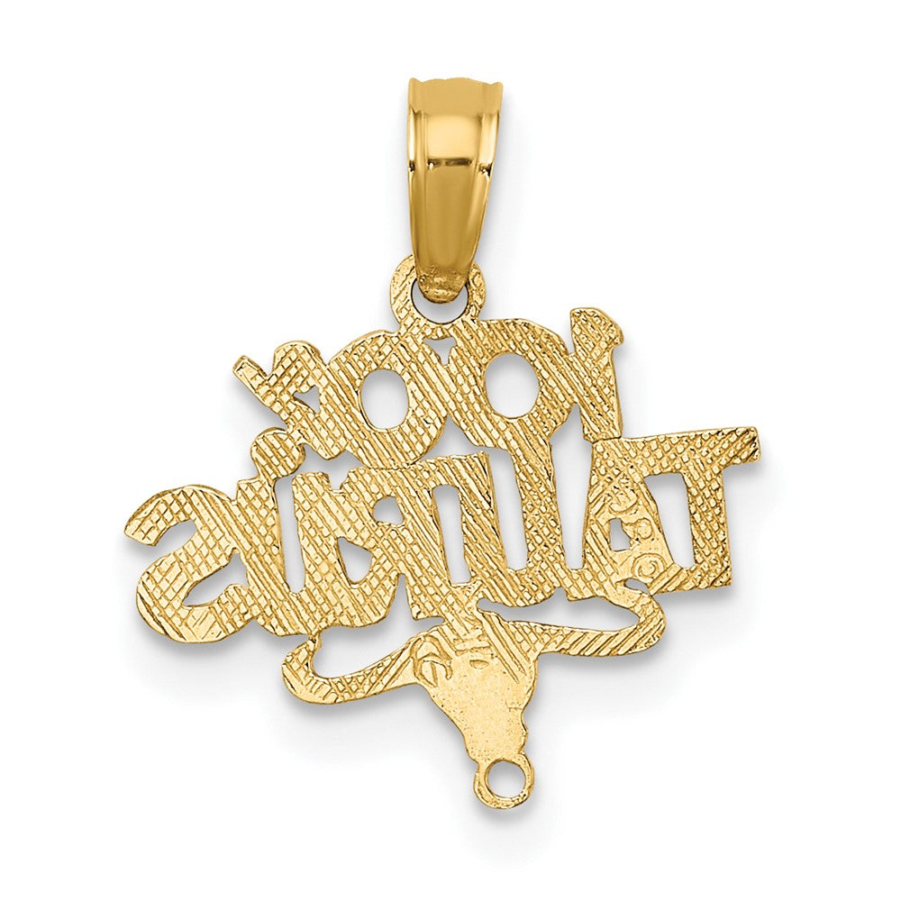 10K Yellow Gold 10K 100% Taurus Zodiac Charm