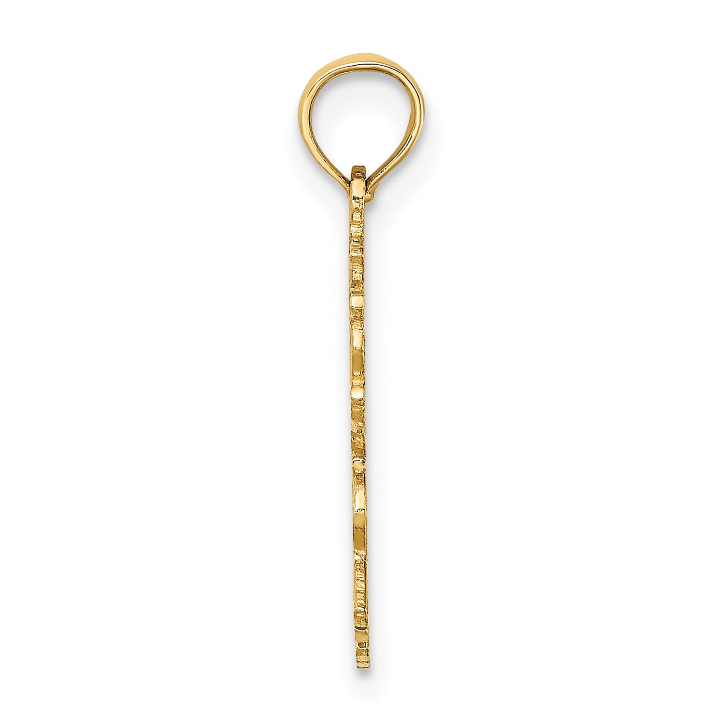 10K Yellow Gold 10K 100% Gemini Zodiac Charm