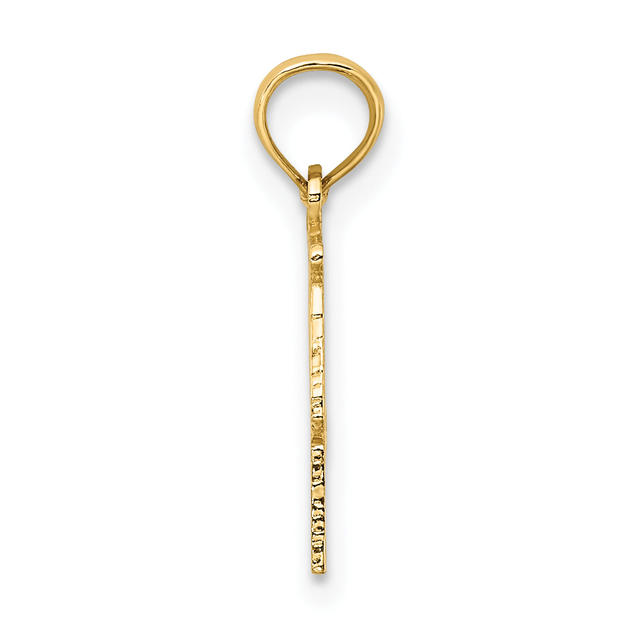 10K Yellow Gold 10K 100% Libra Zodiac Charm