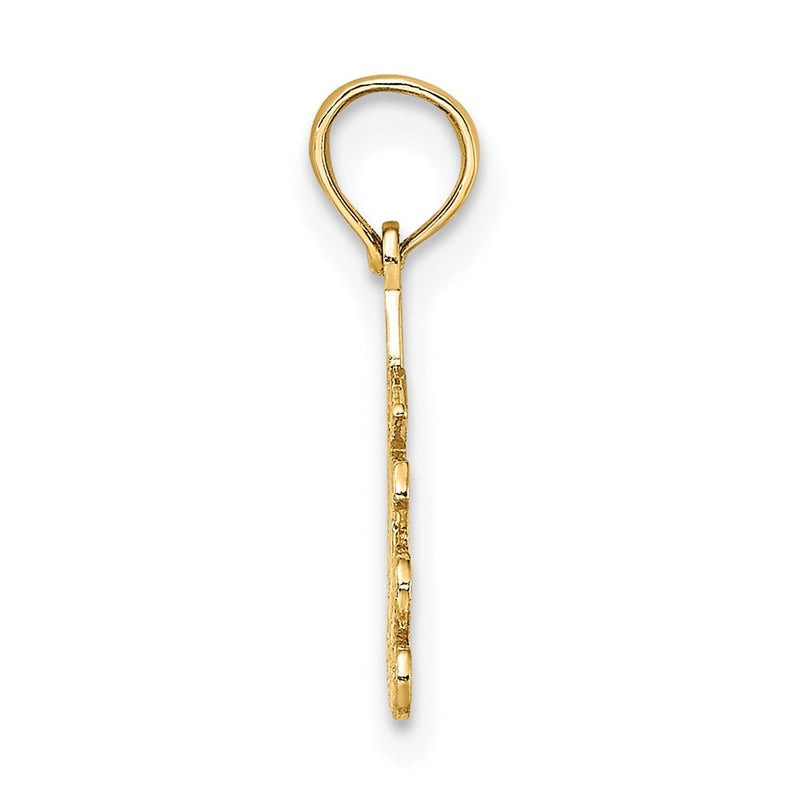 10K Yellow Gold 10K 100% Sagittarius Zodiac Charm