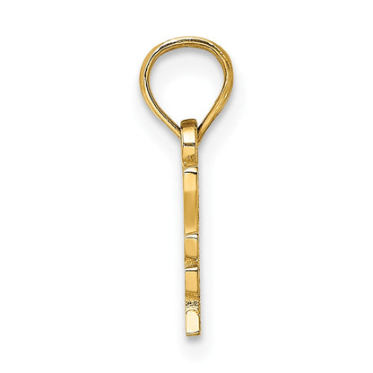 10K Yellow Gold 10K I Heart My Detective Charm