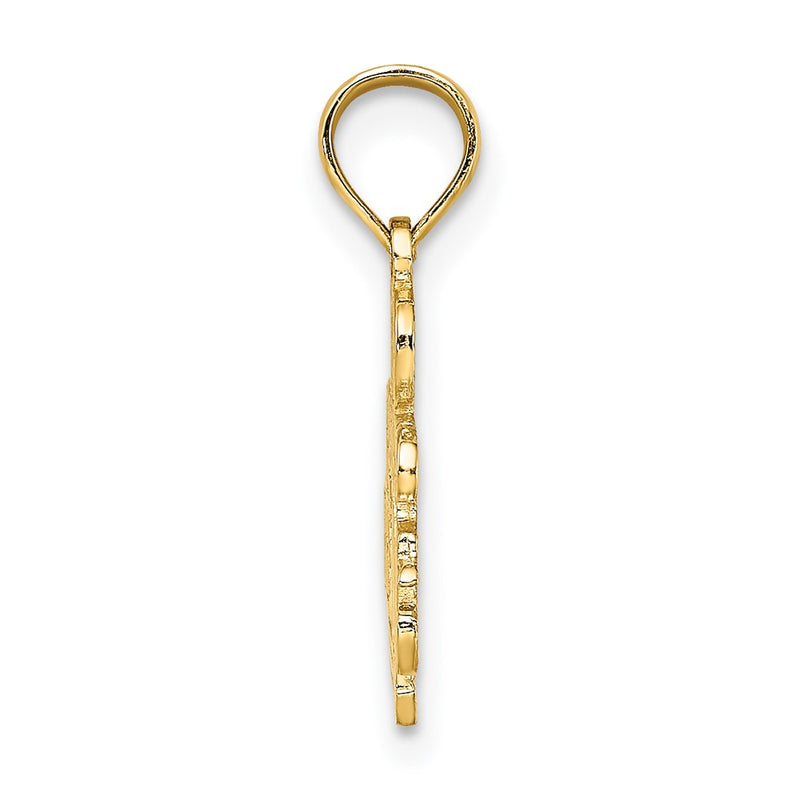 10K Yellow Gold 10K I'D Rather Be Sailing Charm
