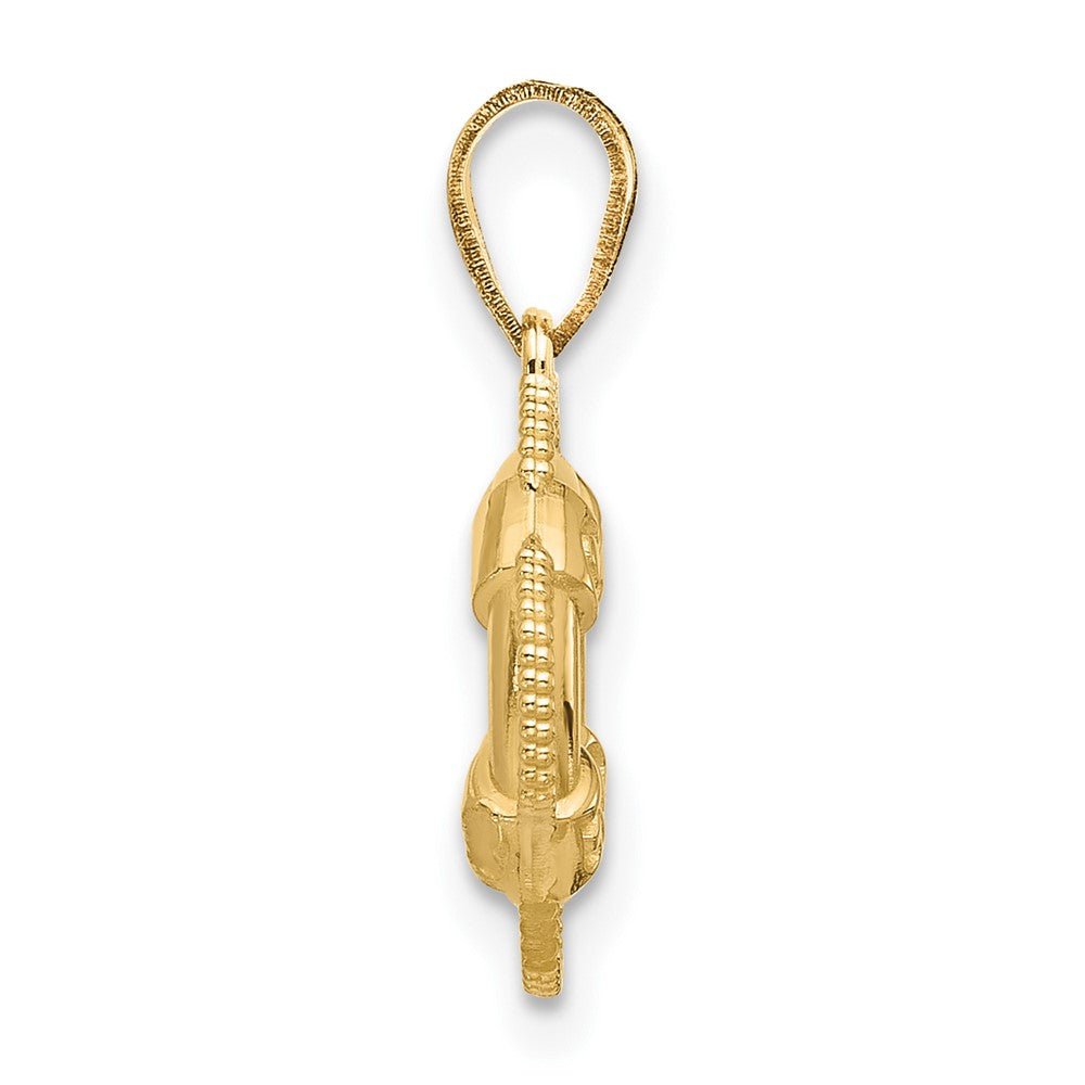 10K Yellow Gold 10K Life Preserver Charm