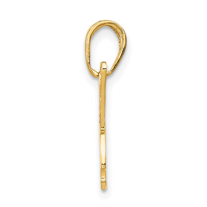 10K Yellow Gold 10K Butterfly Cut-Out Pendant