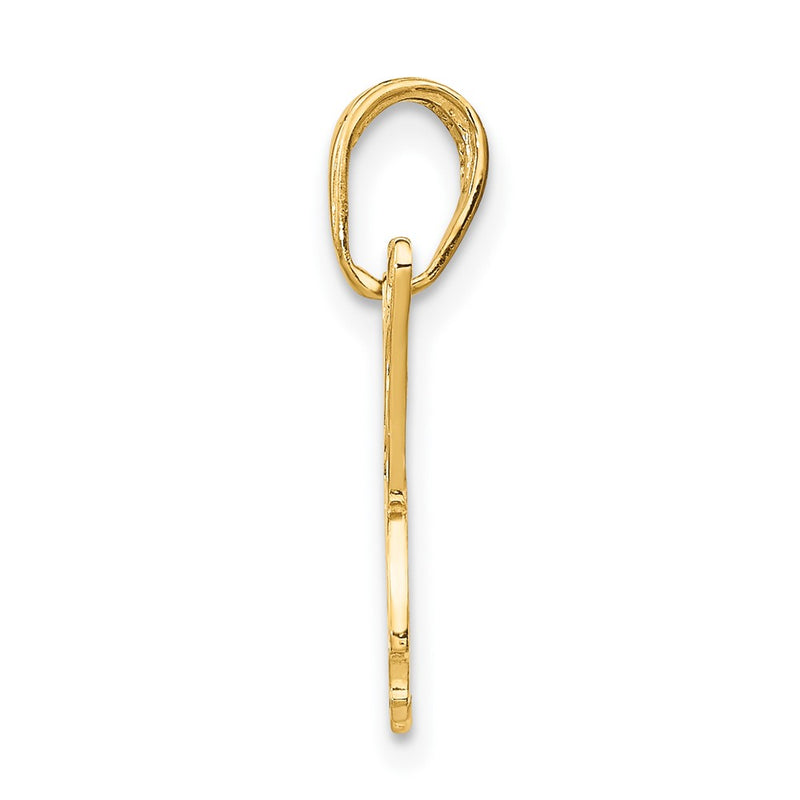 10K Yellow Gold 10K Butterfly Cut-Out Pendant