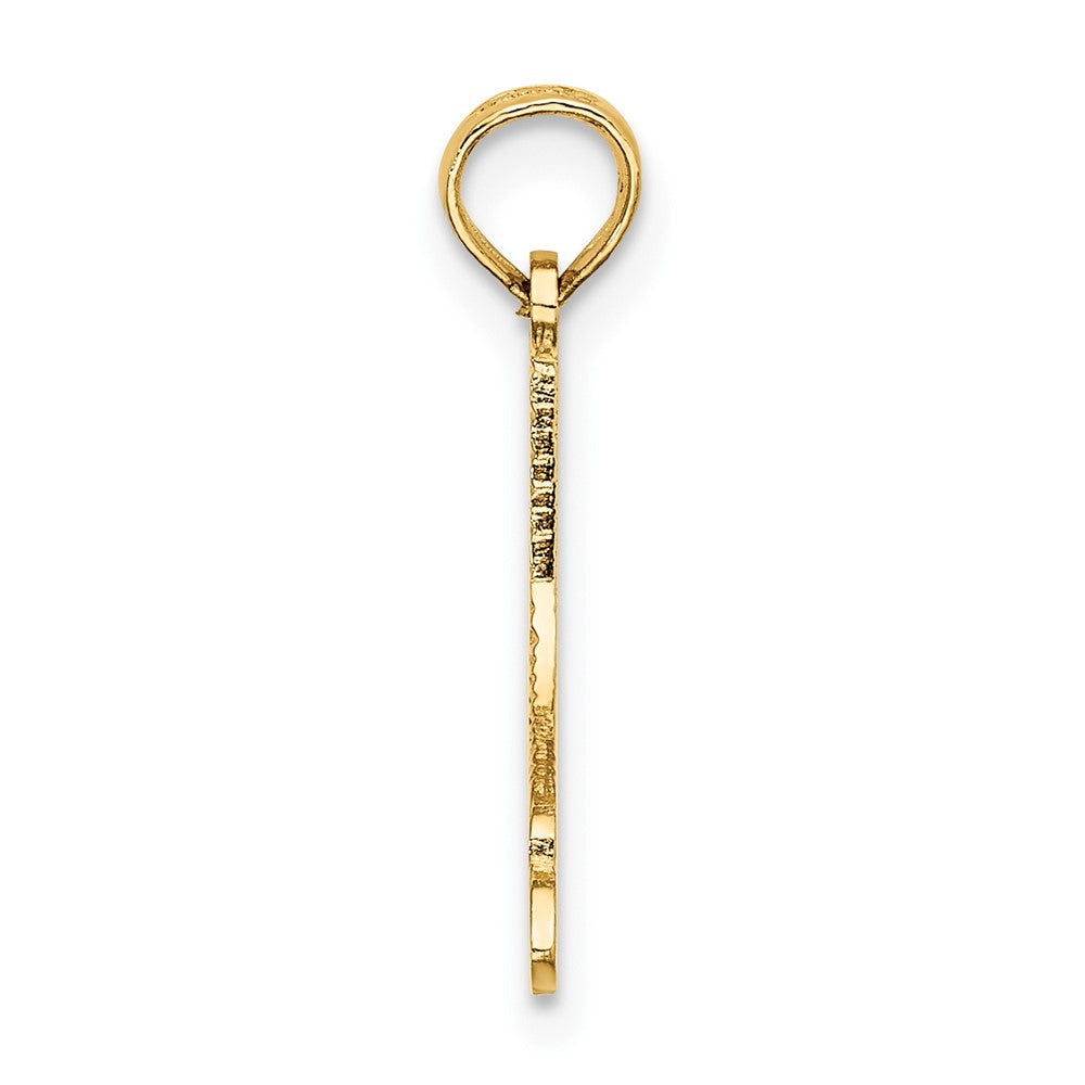 10K Yellow Gold 10K Ice Skate Charm