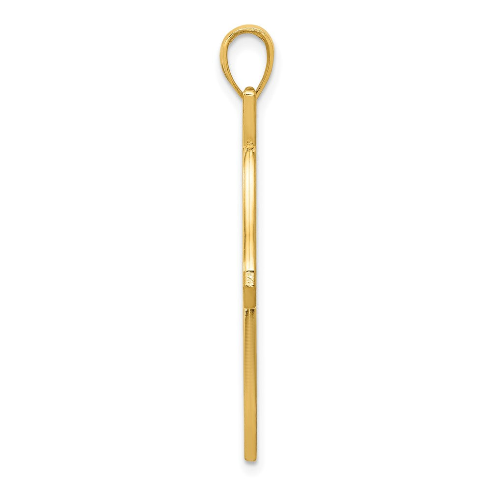 10K Yellow Gold Horse Head Pendant