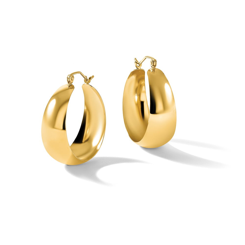 10k-yellow-gold-polished-10-5mm-tapered-hoop-earrings-10e674