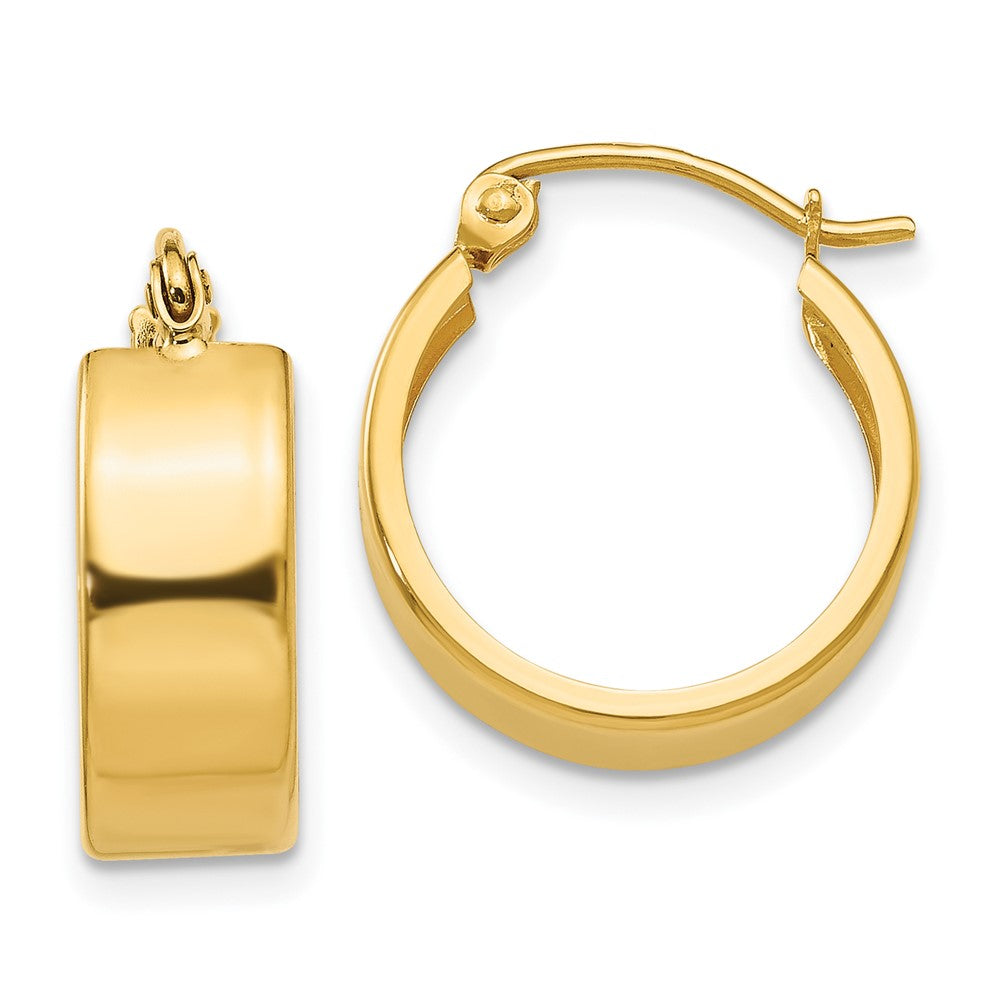 10K Yellow Gold Small Hoop Earrings