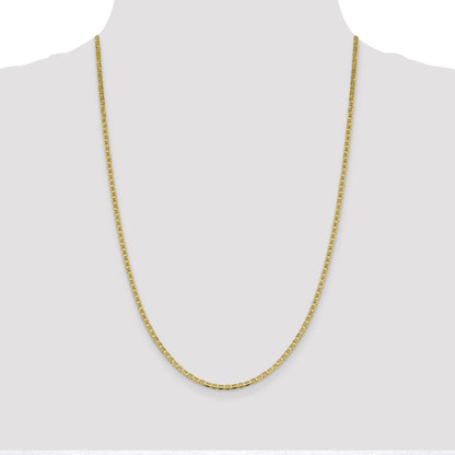 24 Inch 10K 2.4mm Flat Anchor Chain