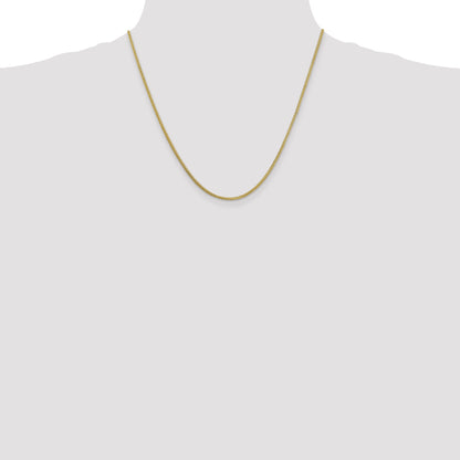 20 Inch 10K 1.3mm Franco Chain Necklace